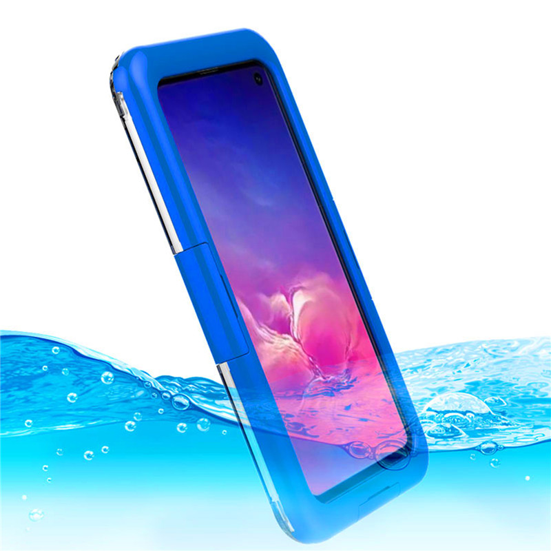 Ochrona telefonu pod wodą najlepsza obudowa telefonu Samsung S10 (niebieska)
